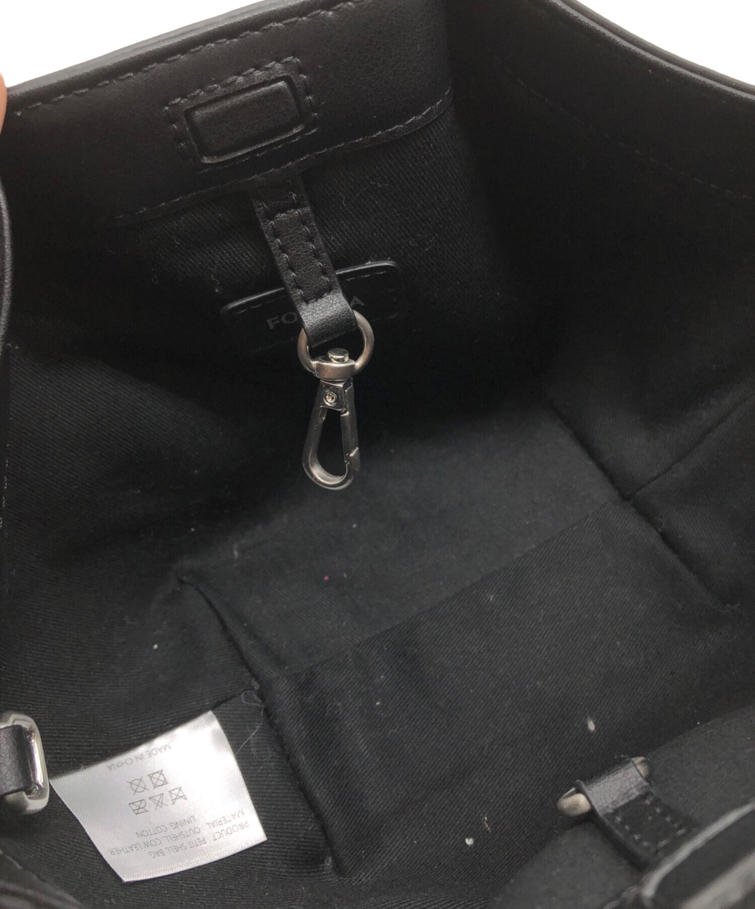 中古・古着通販】folnua (フォルニュア) petit shell bag ブラック