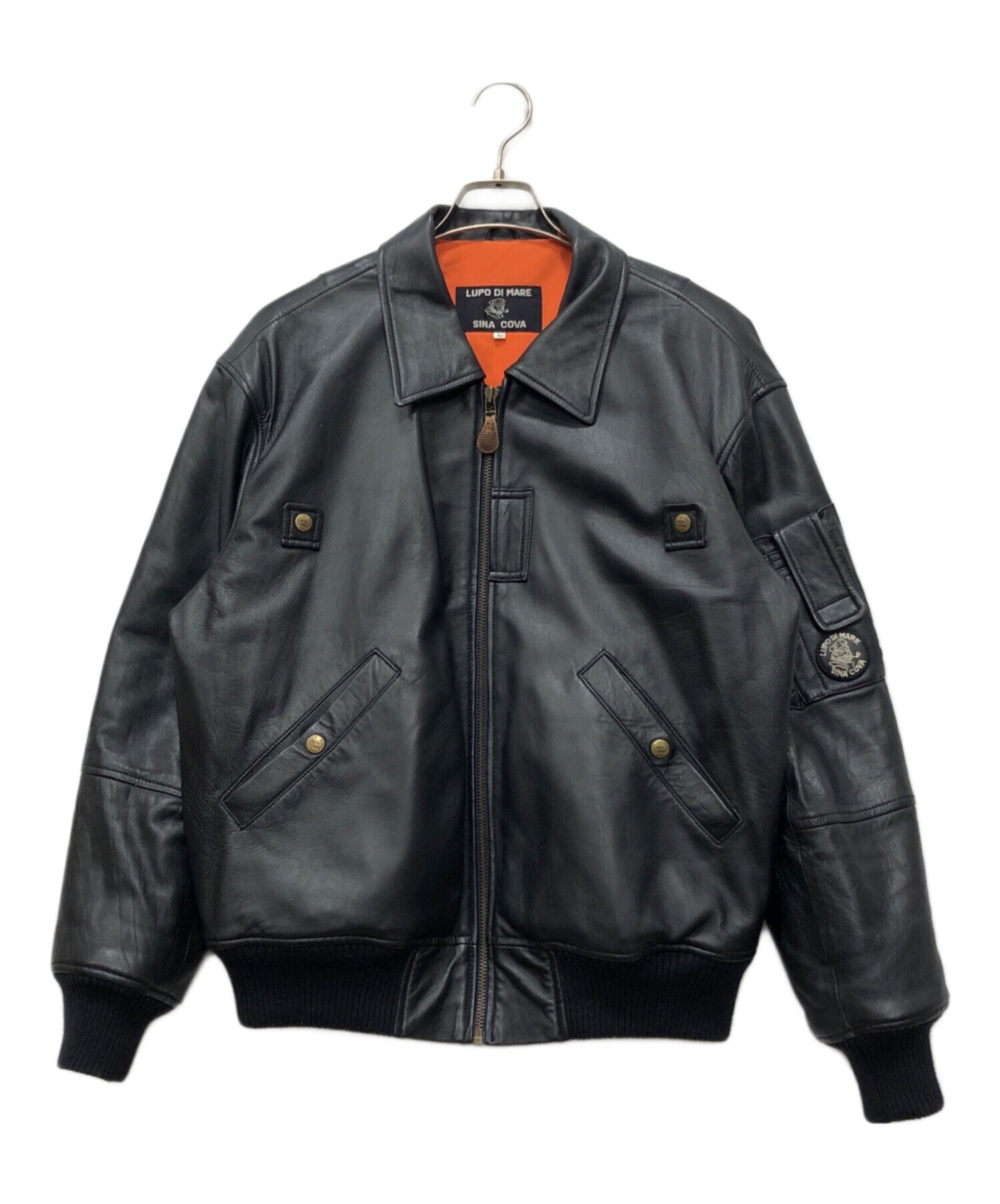 シナコバ SINA COVA LUPO DI MARE シャツ 長袖 デニム シャンブレー LL インディゴ /TC34 メンズ SINA COVA LUPO DI MARE シナコバ ジップアップ ニット