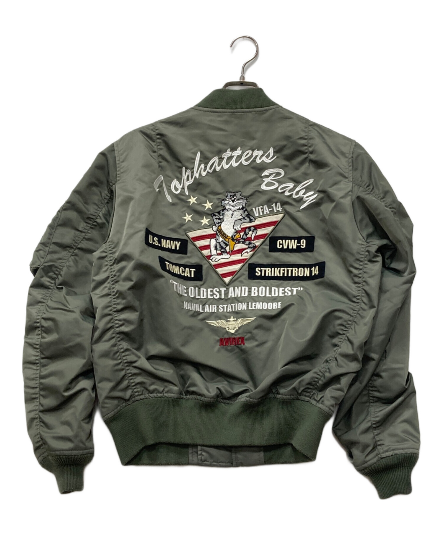 ★AVIREX★ アヴィレックス MA-1 70周年記念 カーキ 【美品】 AVIREX アヴィレックス 6172140 U.S.A.F. 70th ANNIVERSARY