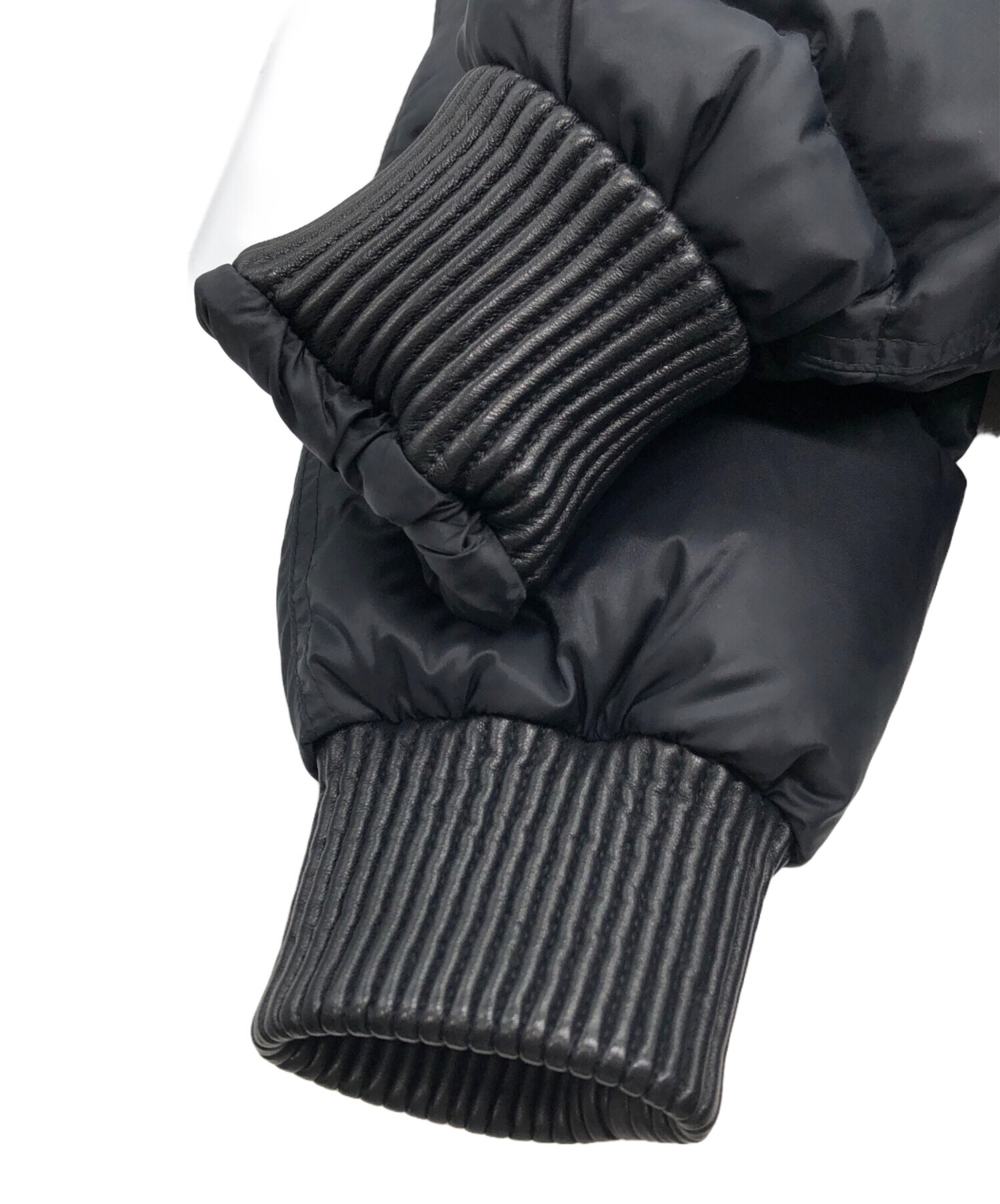 中古・古着通販】Dior Homme (ディオール オム) ラムレザー切替ダウン