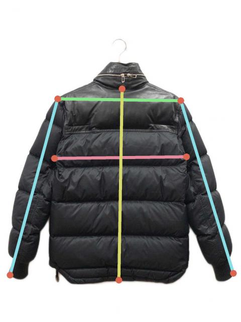 中古・古着通販】Dior Homme (ディオール オム) ラムレザー切替ダウン