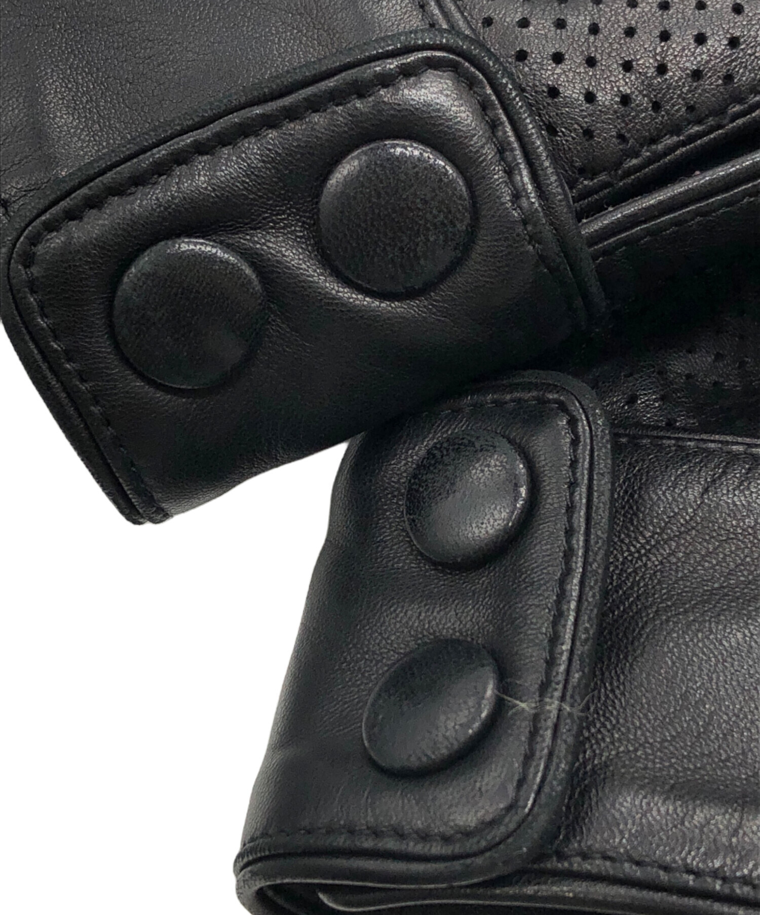 中古・古着通販】GUCCI (グッチ) パンチングシングルラムレザー