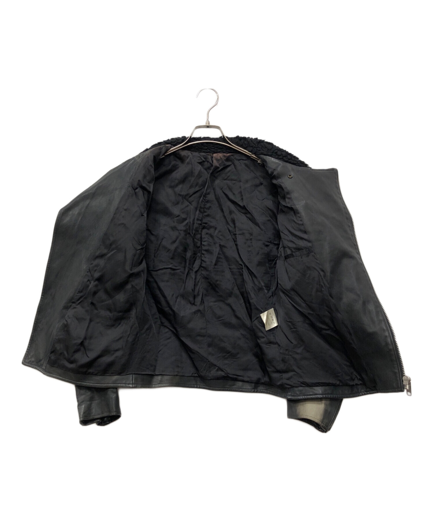 ルードギャラリーBlack Rebel レザージャケット M 黒 RUDE GALLERY BLACK REBEL(ルードギャラリーブラックレーベル