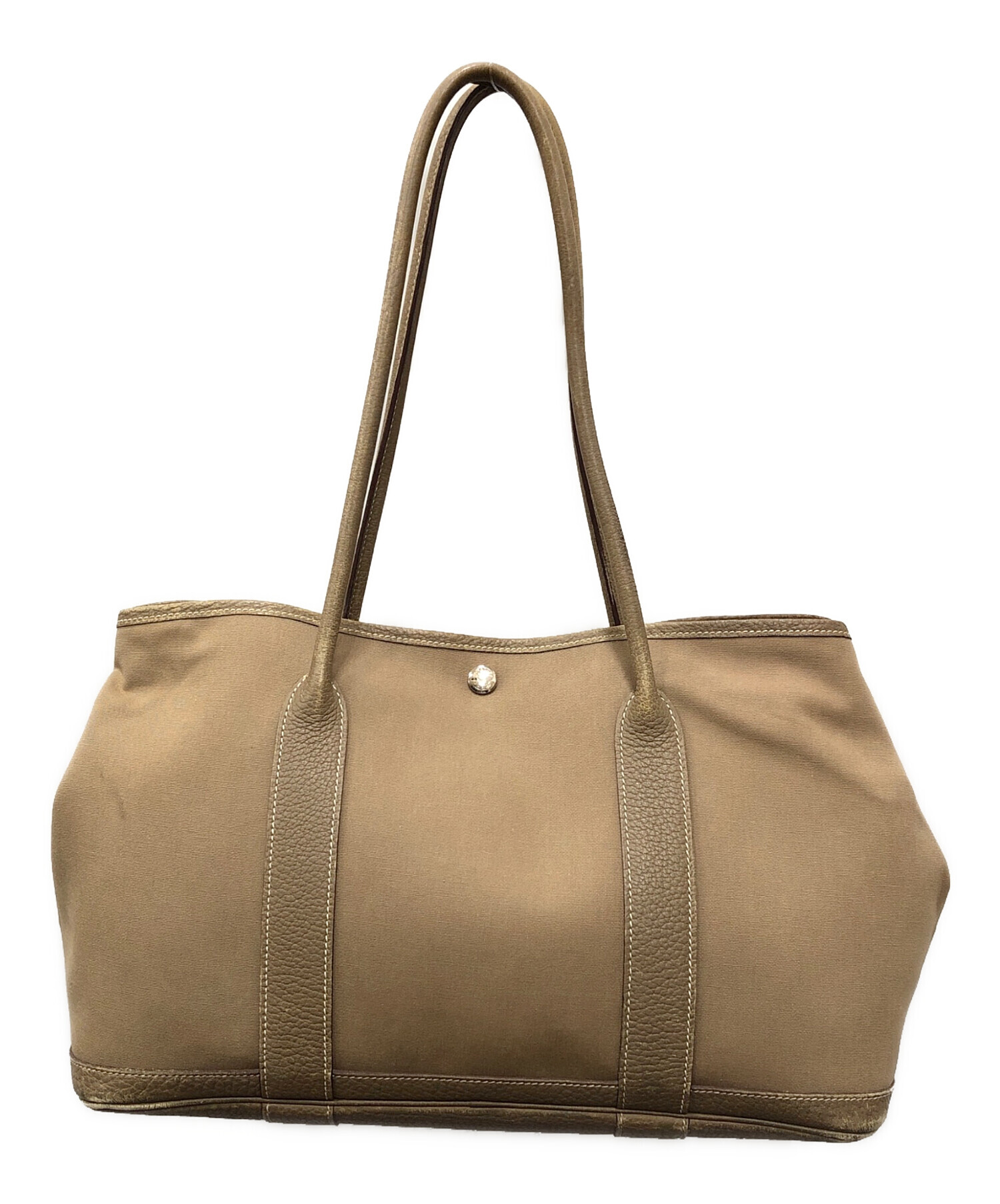 中古・古着通販】HERMES (エルメス) トートバッグ ベージュ サイズ