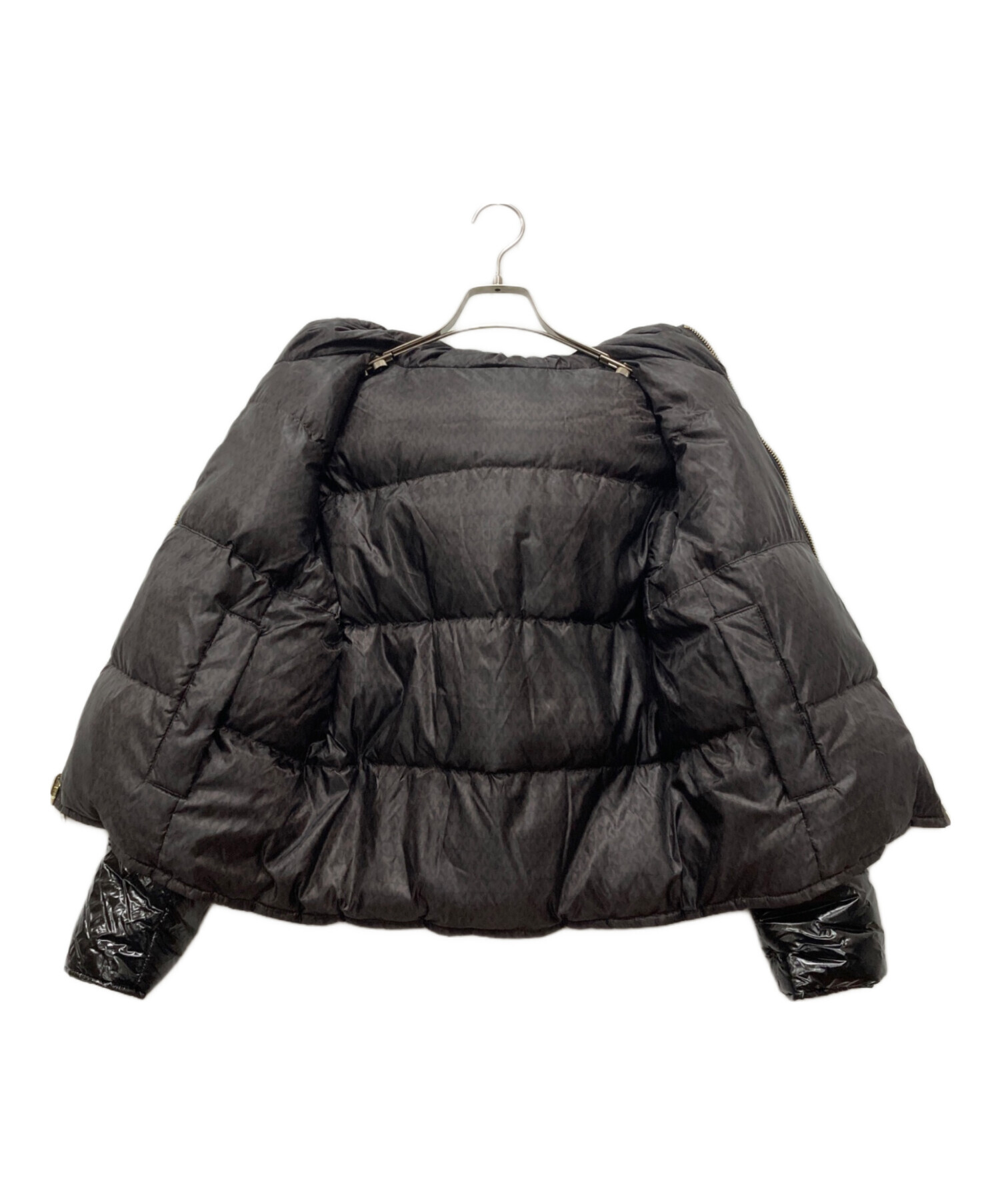 未使用マイケルコースダウンジャケット ブラック 中古・古着通販】MICHAEL KORS (マイケル・コース) リバーシブルダウン