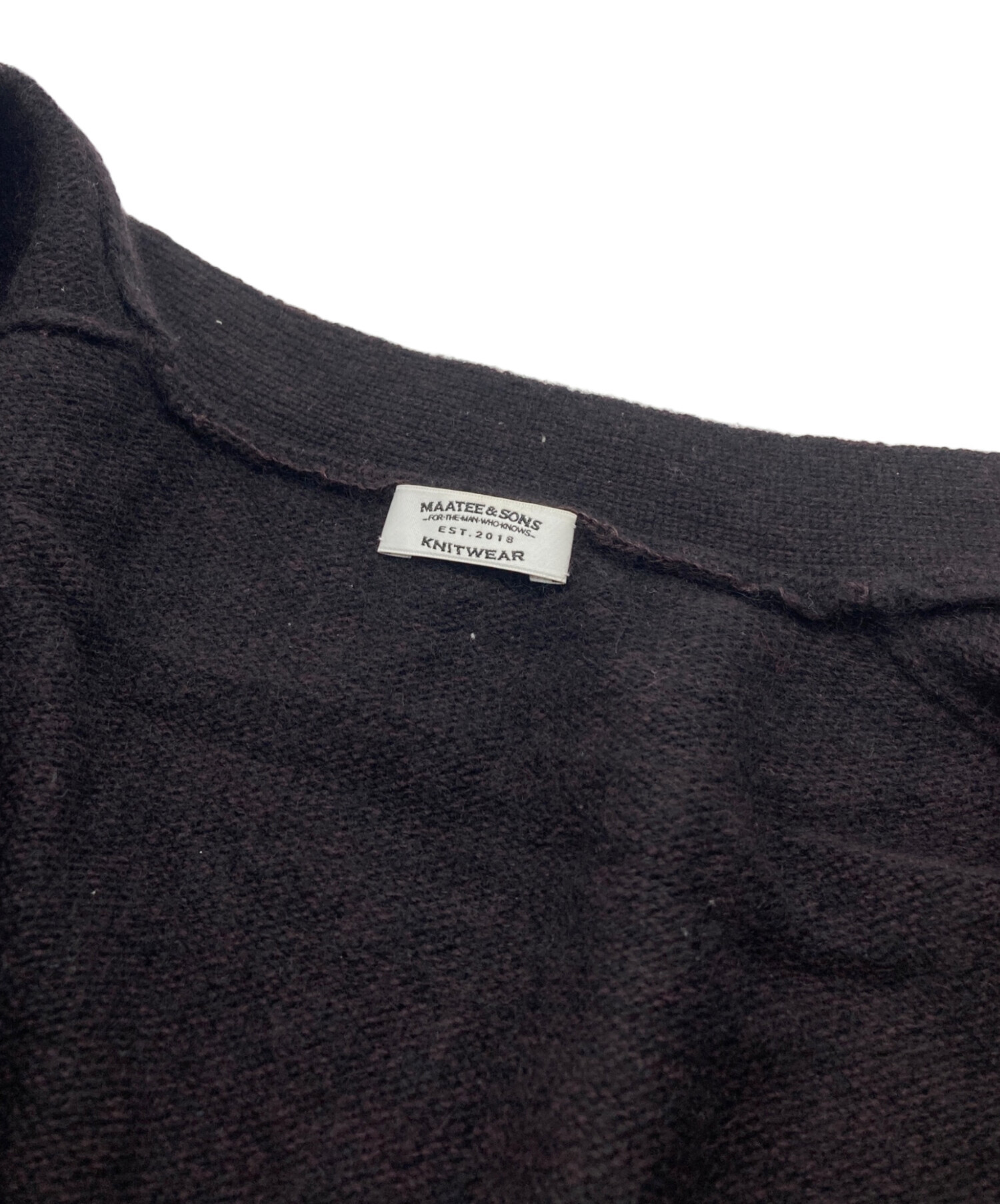 中古・古着通販】MAATEE&SONS (マーティーアンドサンズ) カシミヤ
