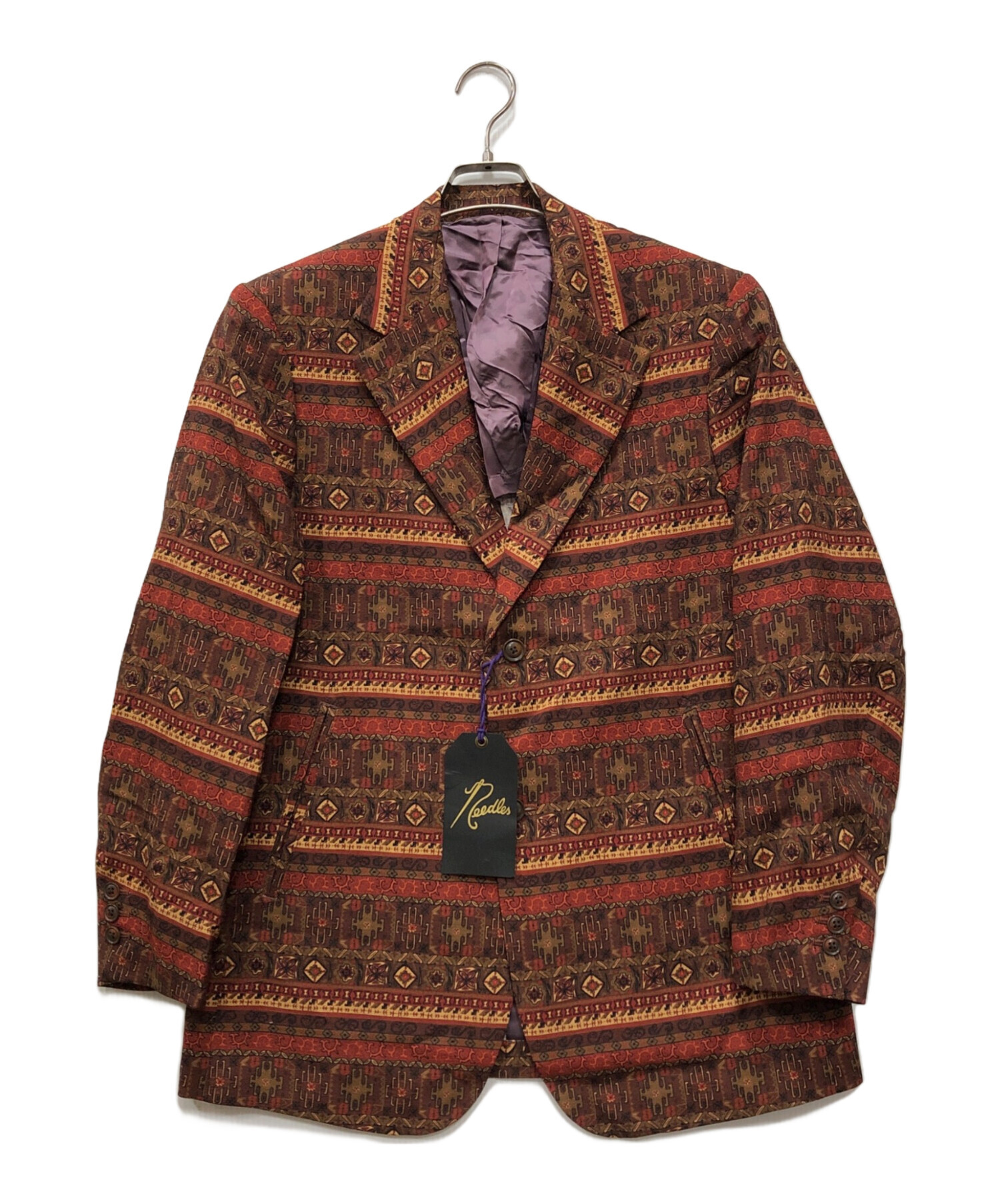中古・古着通販】Needles (ニードルズ) 2B JACKET-POLY HOPSACK/BATIK 
