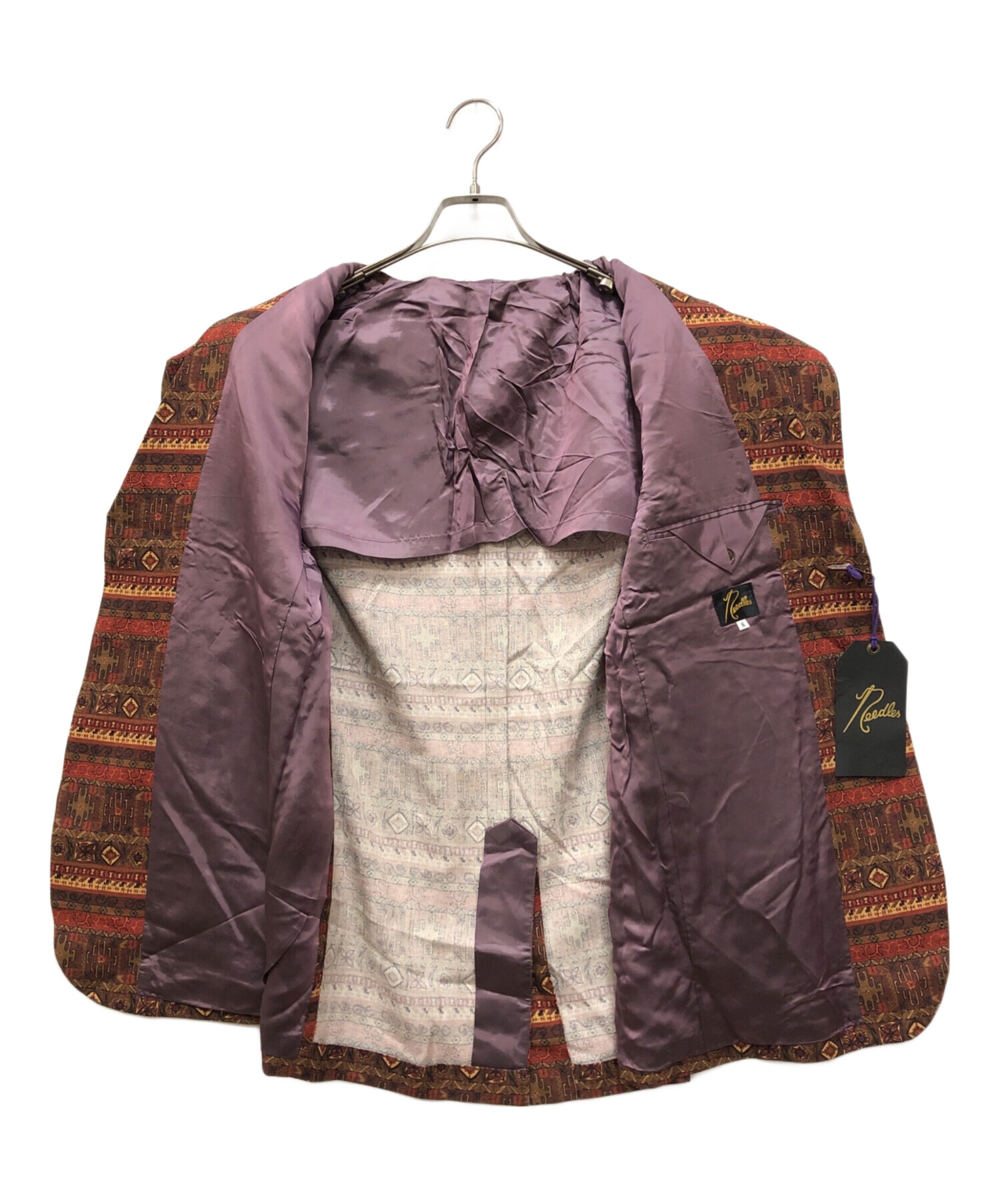 中古・古着通販】Needles (ニードルズ) 2B JACKET-POLY HOPSACK/BATIK 