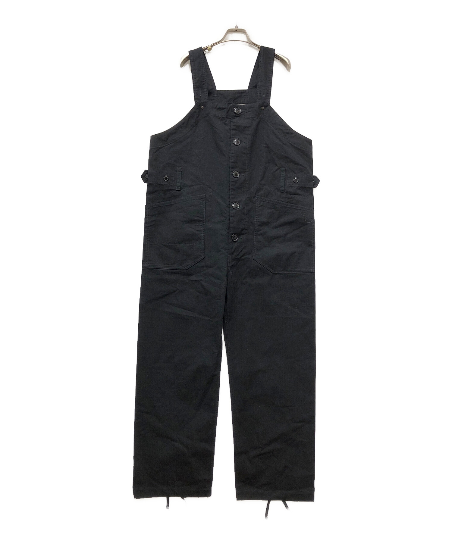 ENGINEERED GARMENTS オーバーオール XS ブラック 中古・古着通販】Engineered Garments (エンジニアドガーメンツ