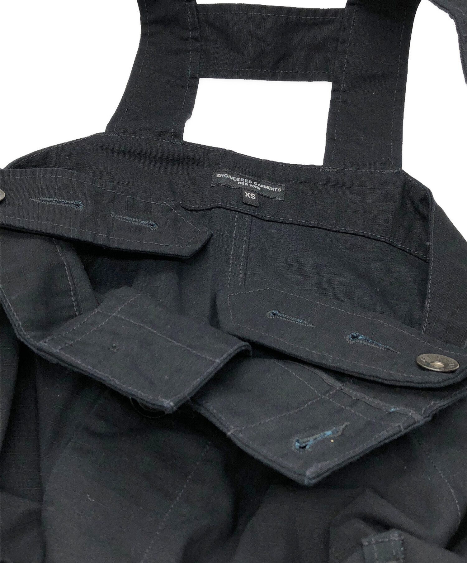 ENGINEERED GARMENTS オーバーオール XS ブラック ENGINEERED GARMENTS