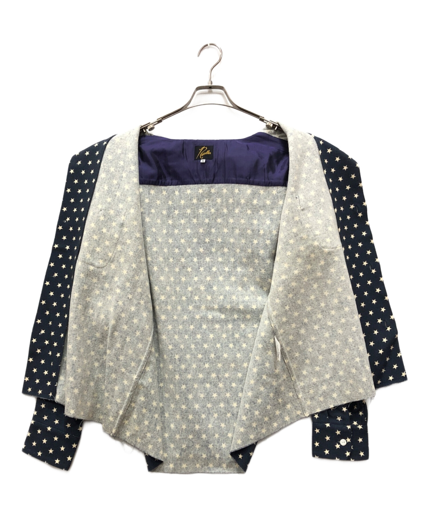 中古・古着通販】Needles (ニードルズ) 長袖オープンカラーシャツ