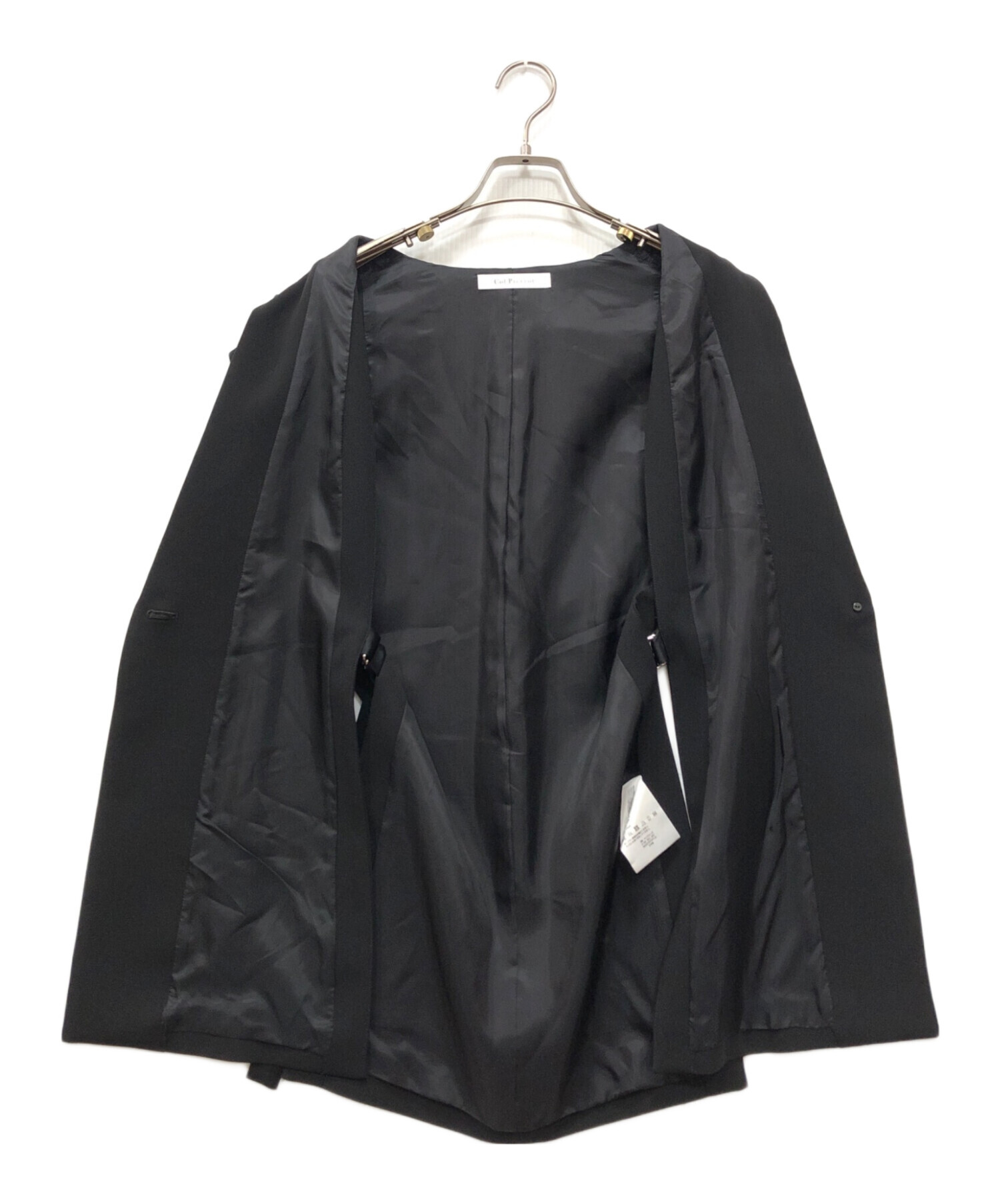 【Col Pierrot /コル ピエロ】ette Vest 中古・古着通販】Col Pierrot (コルピエロ) Georgette Vest ブラック