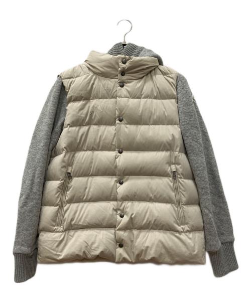 極美品 MONCLER ダウンジャケット ニット切替 マグリアワッペン 茶系 MONCLER モンクレール】長く愛用できる「一生もの」の逸品