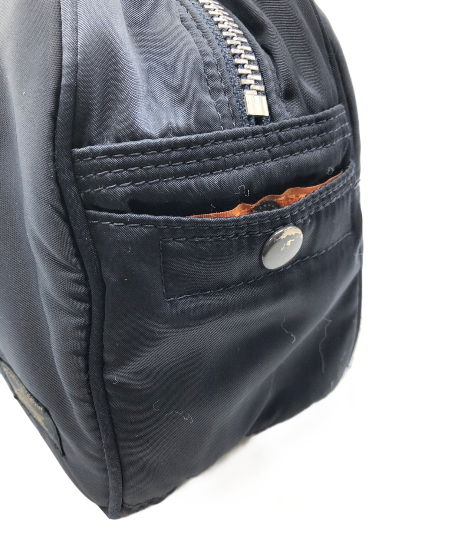 中古・古着通販】PORTER (ポーター) ミニボストンバッグ ネイビー