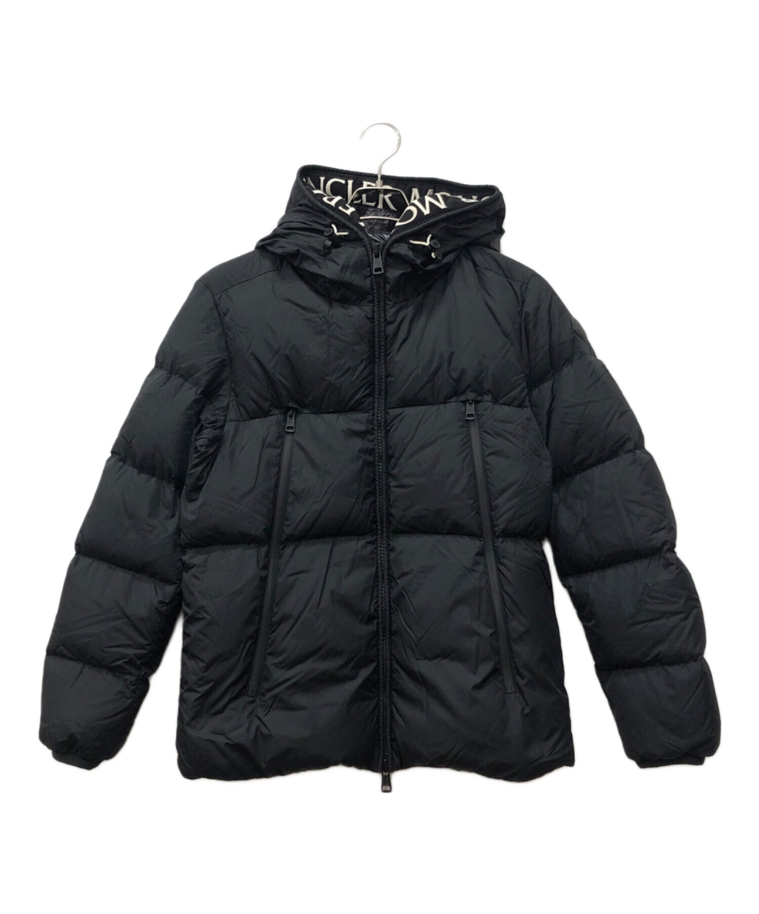 MONCLER ダウンジャケット【サイズ1】【良品】 中古・古着通販】MONCLER (モンクレール) ダウンジャケット ブラック