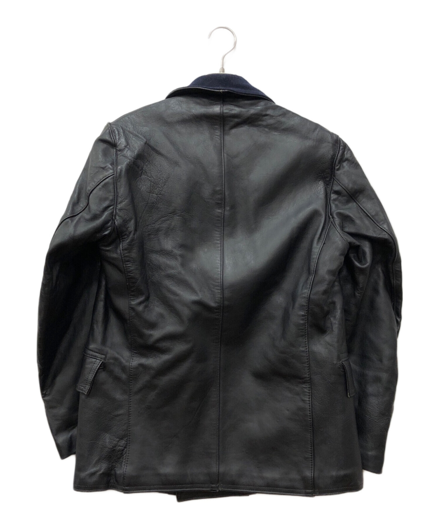 中古・古着通販】古着 (フルギ) コルビジェレザージャケット ブラック