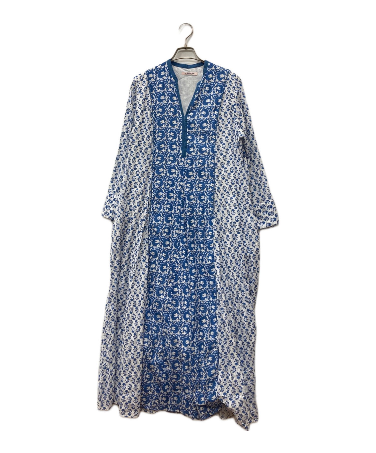 中古・古着通販】ne quittez pas (ヌキテパ) COTTON JQD COMBI DRESS