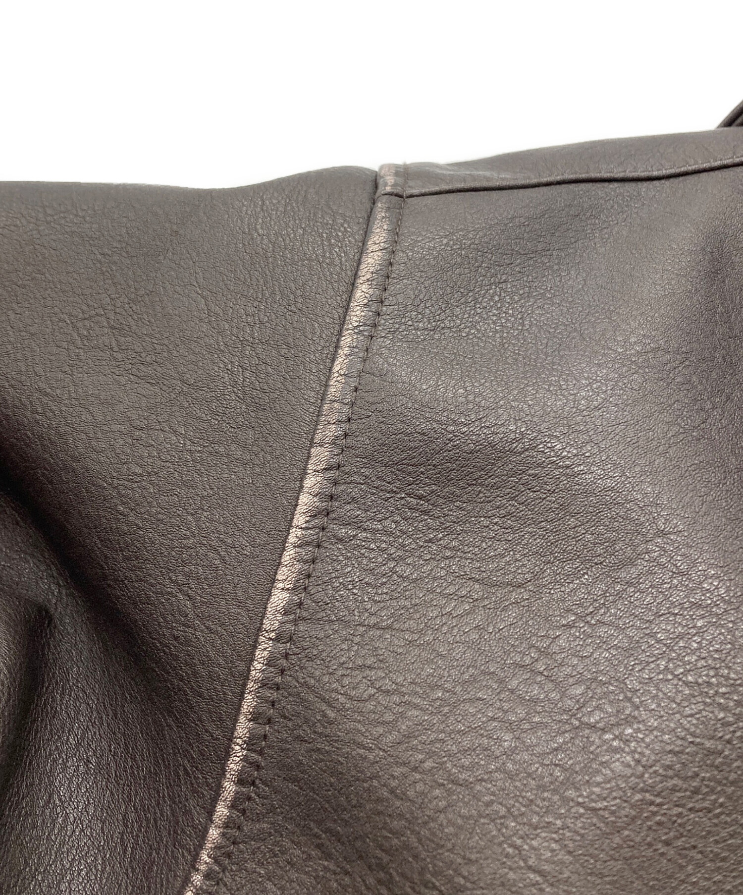 中古・古着通販】moussy (マウジー) フェイクレザージャケット