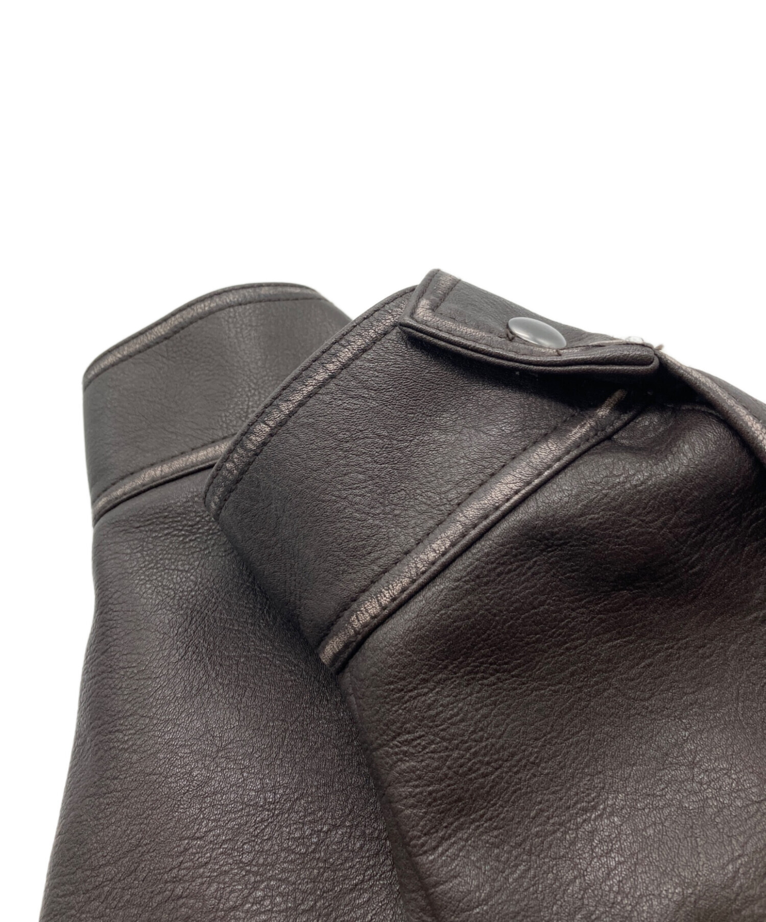 中古・古着通販】moussy (マウジー) フェイクレザージャケット