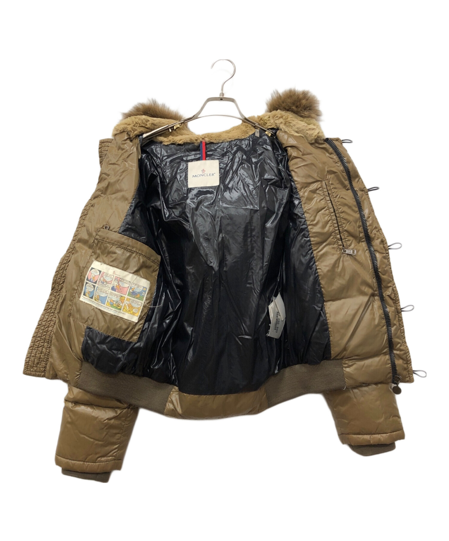 MONCLER ジャケット　モンクレール　ブラウン　　美品　レザー MONCLER - 美品 モンクレール MONCLER BEAMS HOUSE 1st