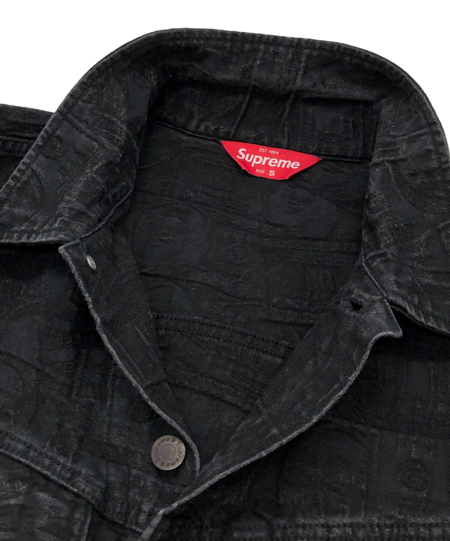 ジャケット・アウター Supreme 100Dollar Bill Trucker Jacket supreme 17fw 100Dollar Bill Trucker Jacket シュプリーム 100ドル