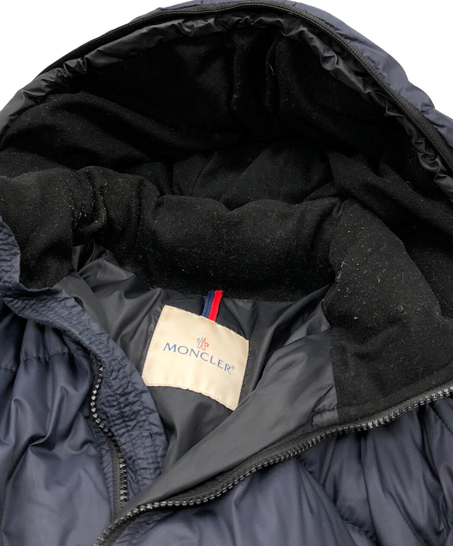 中古・古着通販】MONCLER (モンクレール) ダウンジャケット ネイビー