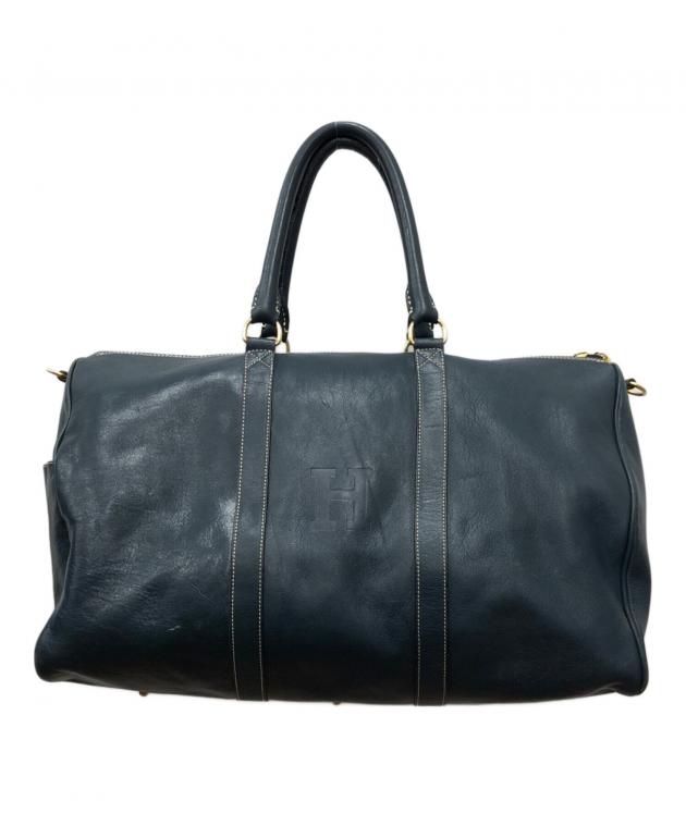 中古・古着通販】HIROFU (ヒロフ) ロゴ型押し ミニボストンバッグ