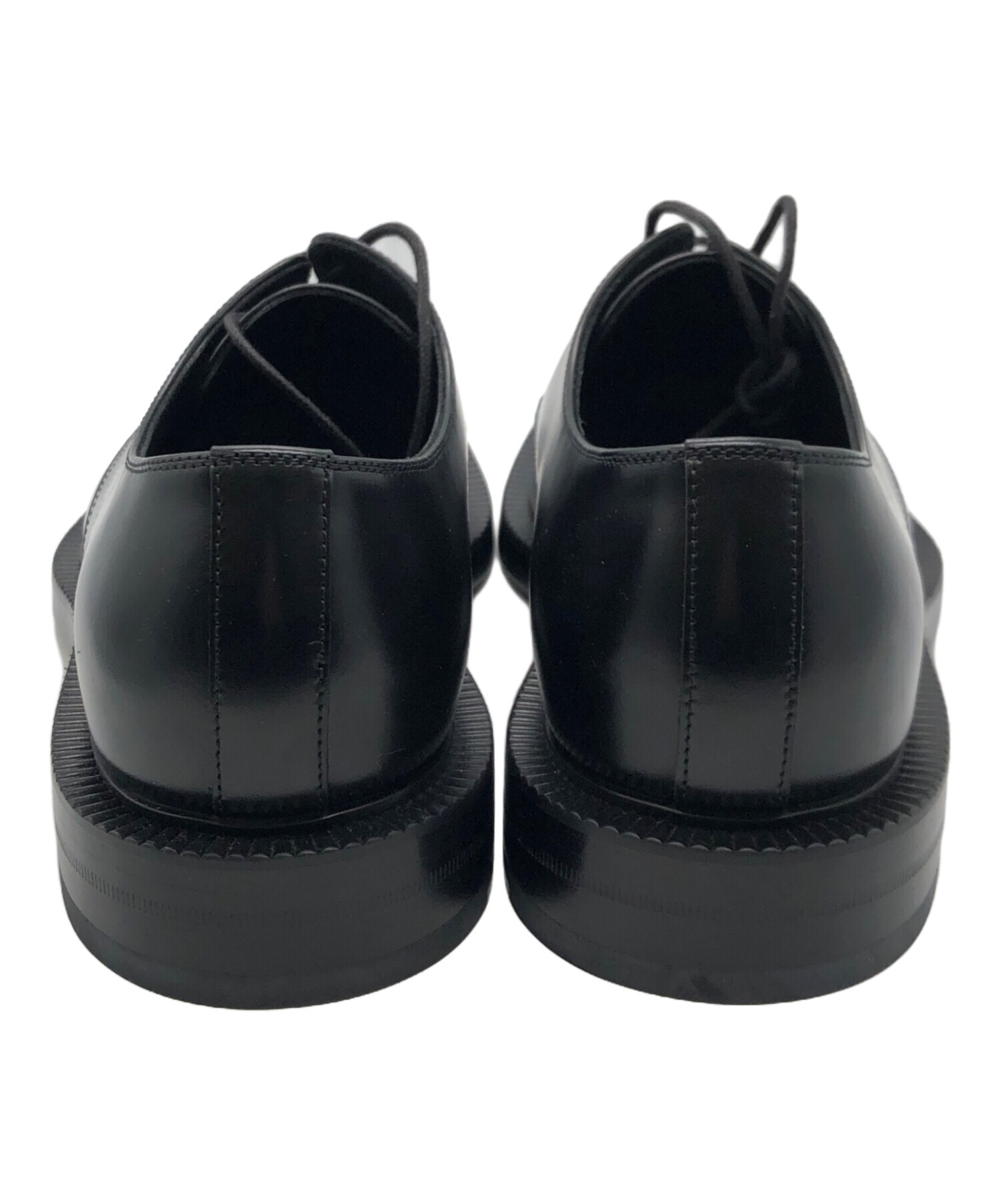 中古・古着通販】GUCCI (グッチ) シャイニーレザーレースアップ