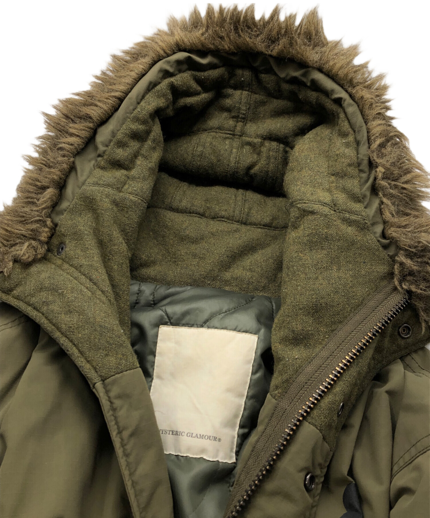 i750◯ ヒス HYSTERIC GLAMOUR モッズコート プリマロフト 中古・古着通販】Hysteric Glamour (ヒステリックグラマー) プリマ