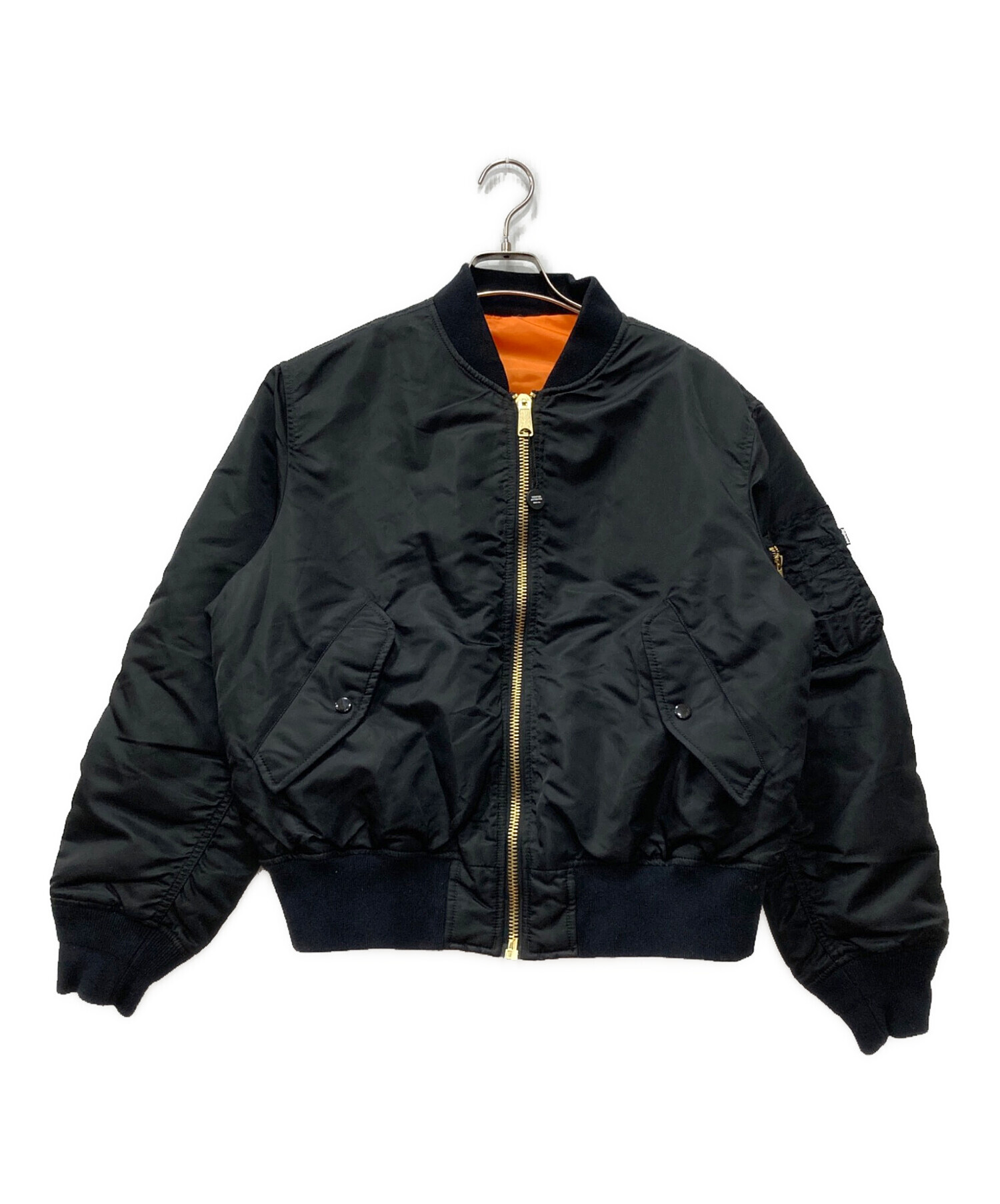 中古・古着通販】Supreme (シュプリーム) Globe MA-1 ブラック サイズ