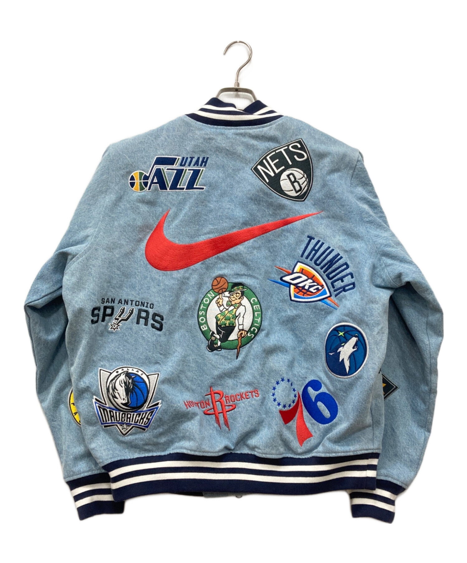 Supreme Nike NBA Denim Warm-Up Jacket M