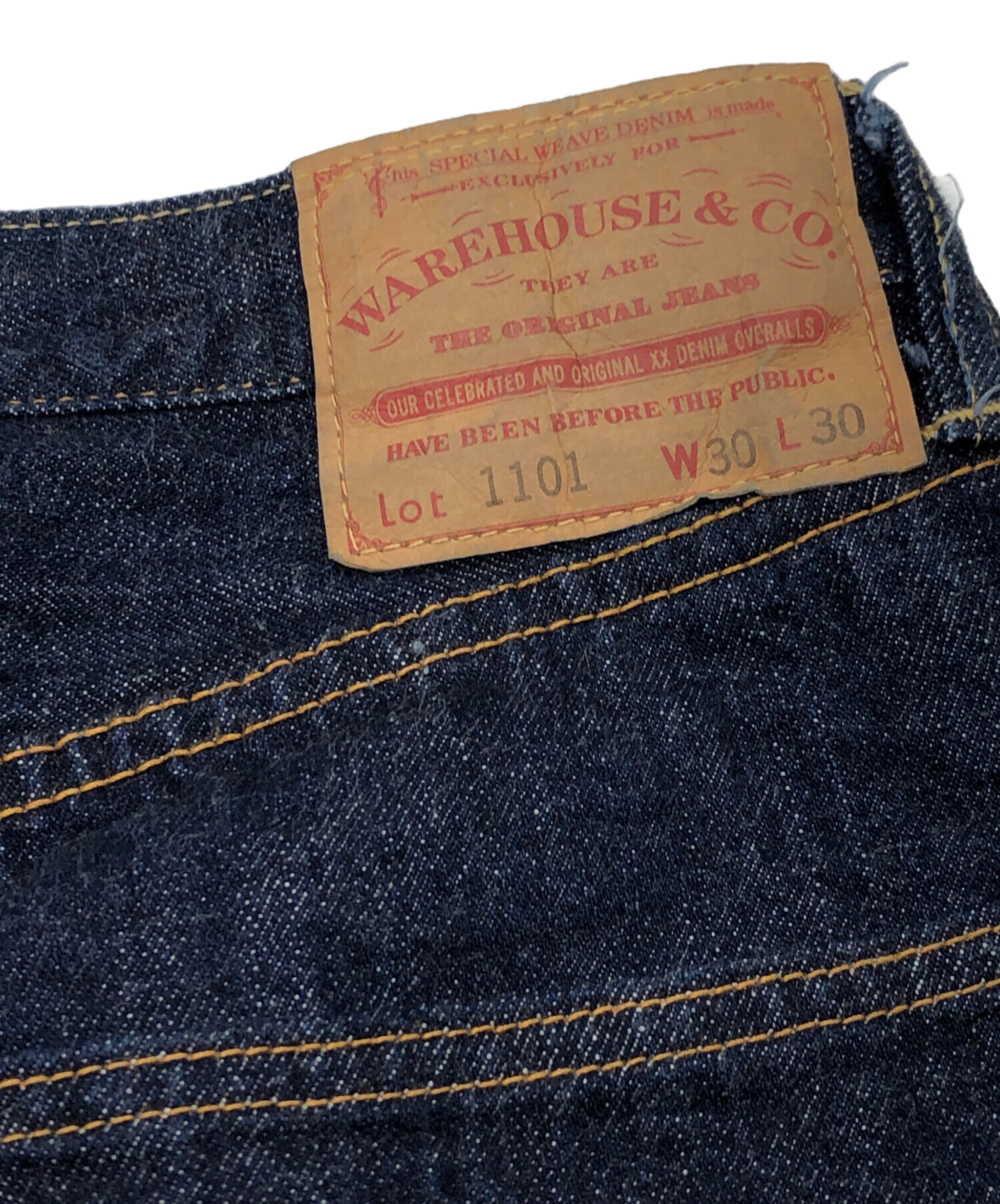 中古・古着通販】WAREHOUSE (ウエアハウス) セルビッチデニムパンツ 