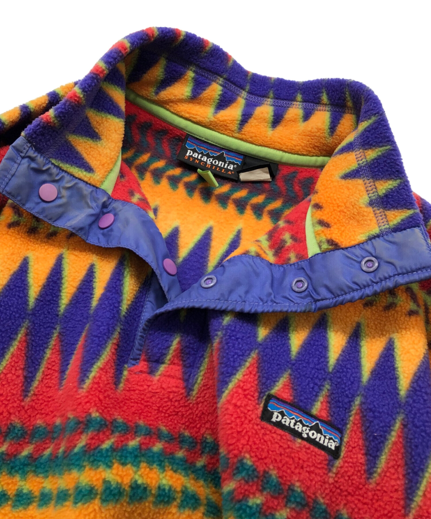 中古・古着通販】Patagonia (パタゴニア) ミネハハ柄 SYNCHILLA Snap-T