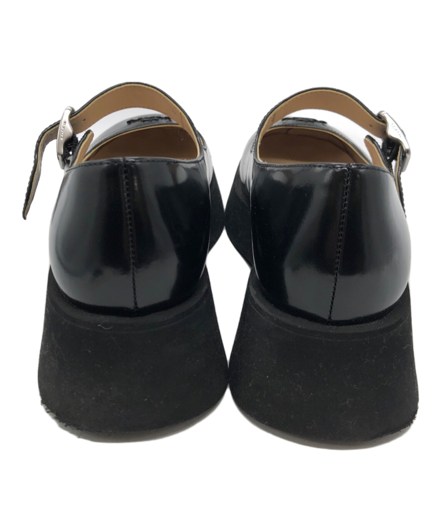 中古・古着通販】COACH (コーチ) メリージェーンシューズ ブラック