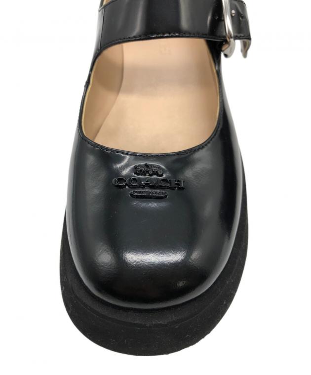 中古・古着通販】COACH (コーチ) メリージェーンシューズ ブラック
