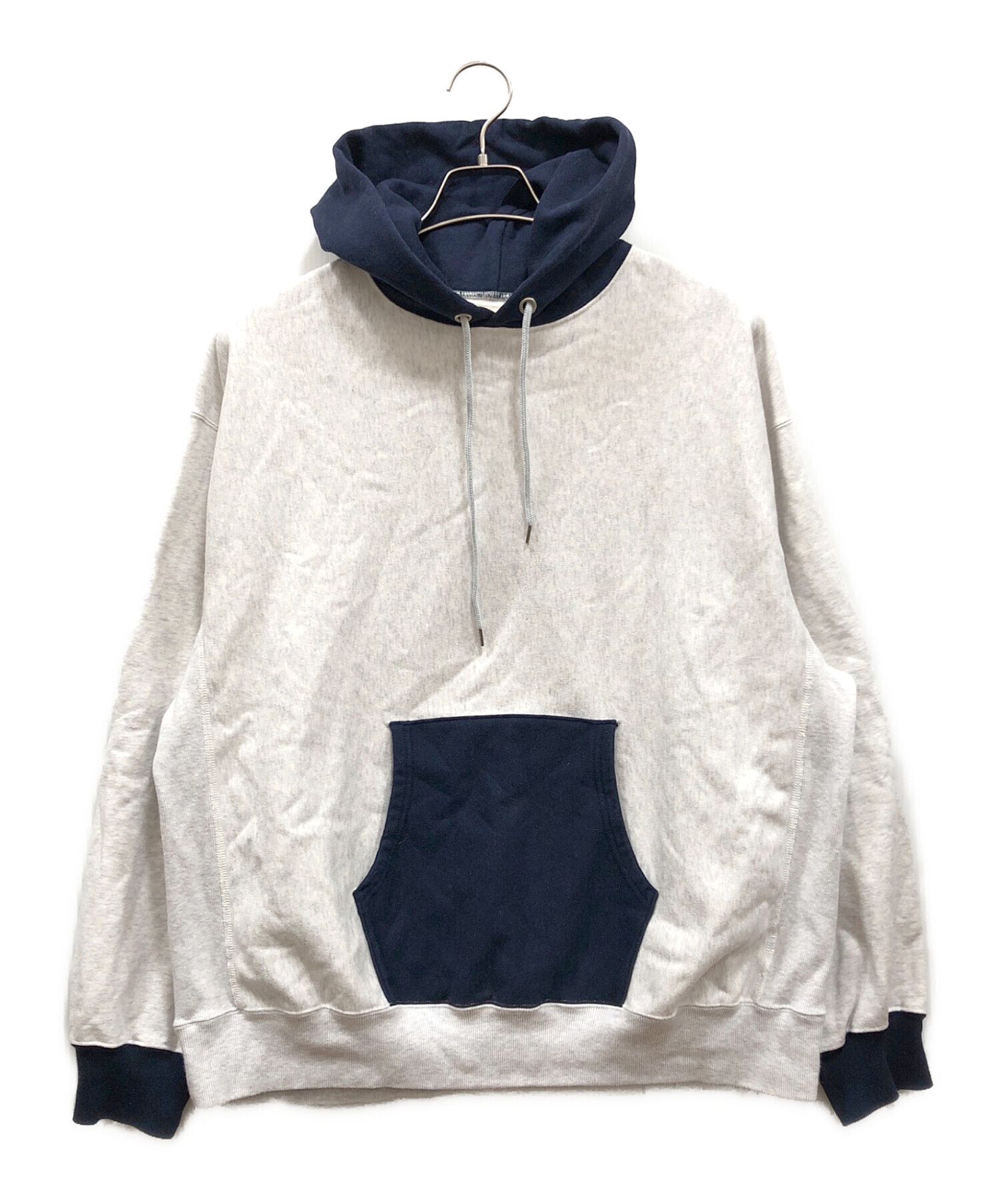 中古・古着通販】blurhms (ブラームス) プルオーバーパーカー グレー 