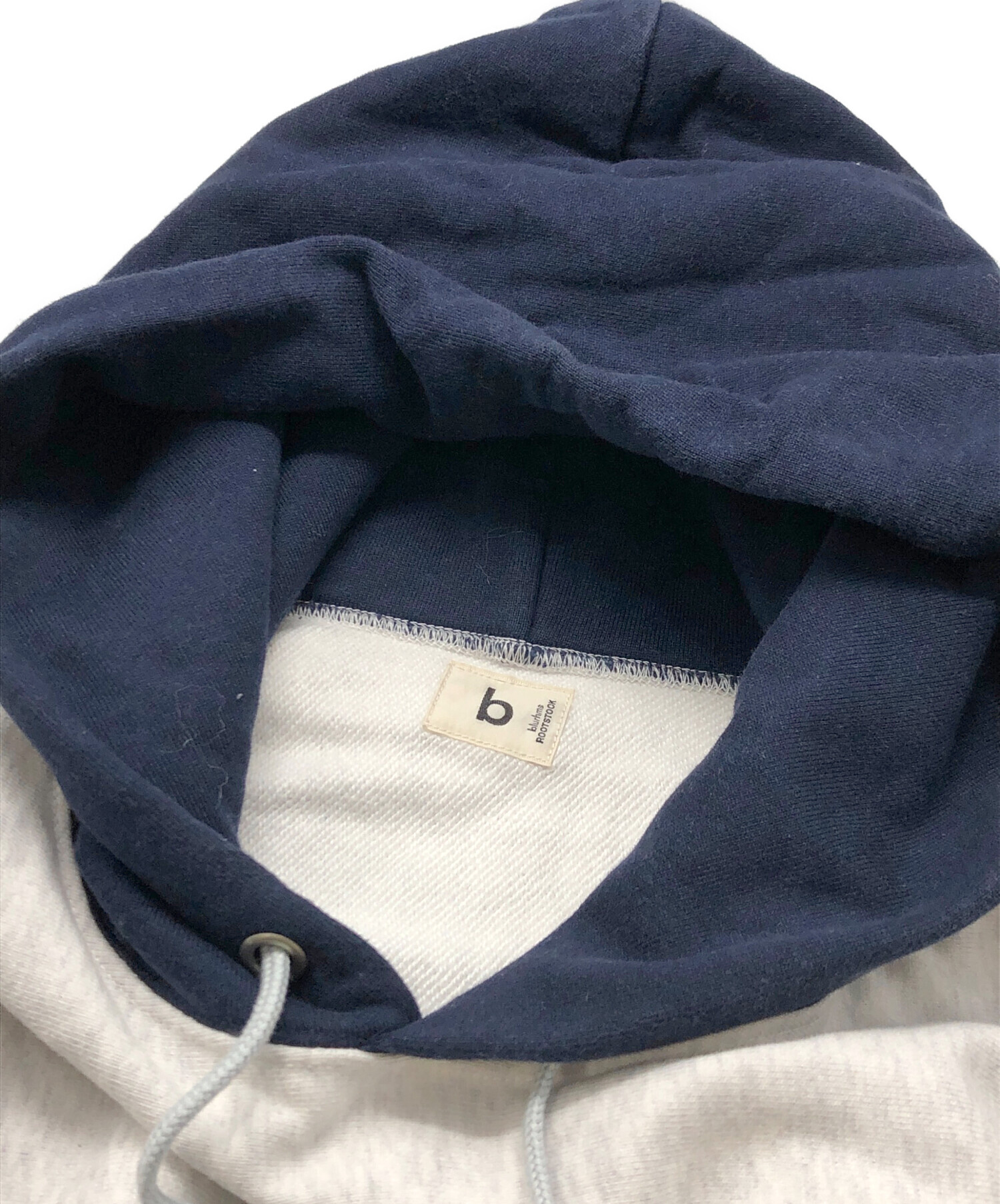 中古・古着通販】blurhms (ブラームス) プルオーバーパーカー グレー