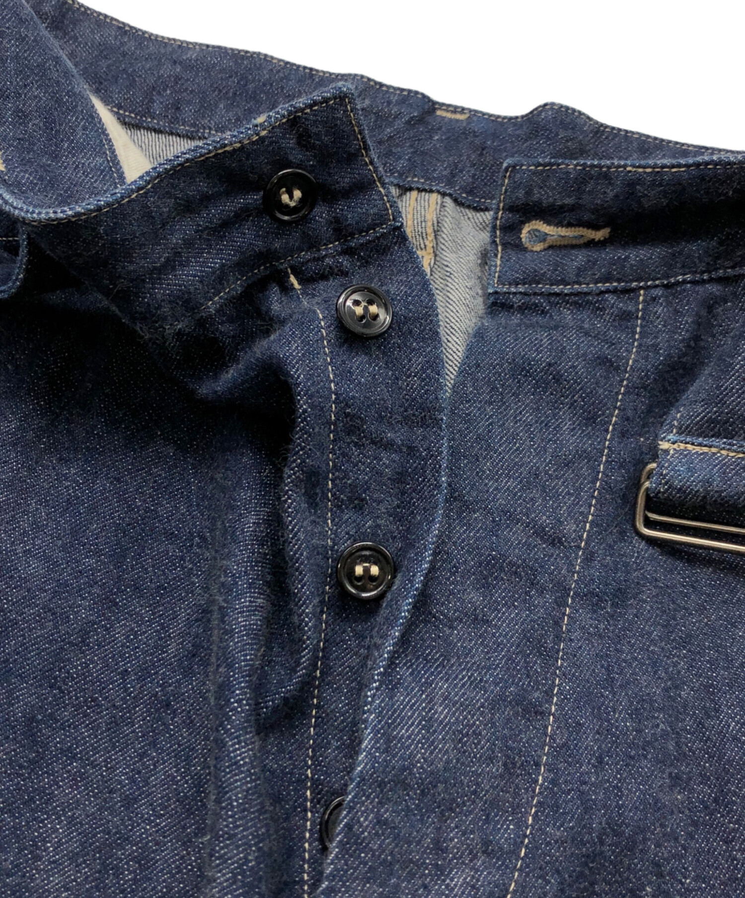 中古・古着通販】COMOLI (コモリ) ベルテッドパンツデニムパンツ