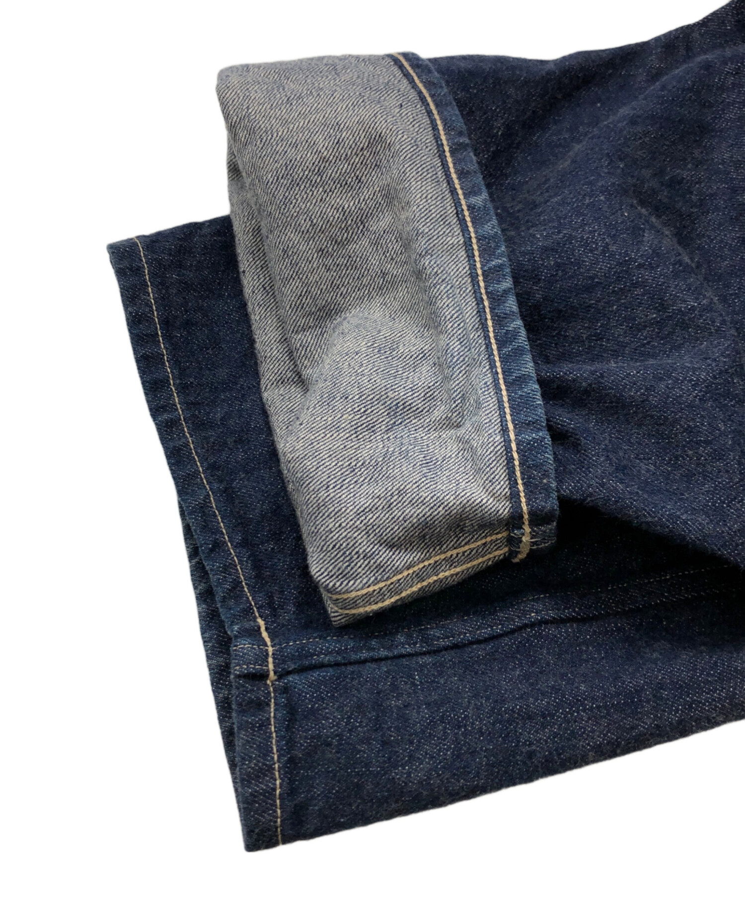 中古・古着通販】COMOLI (コモリ) ベルテッドパンツデニムパンツ