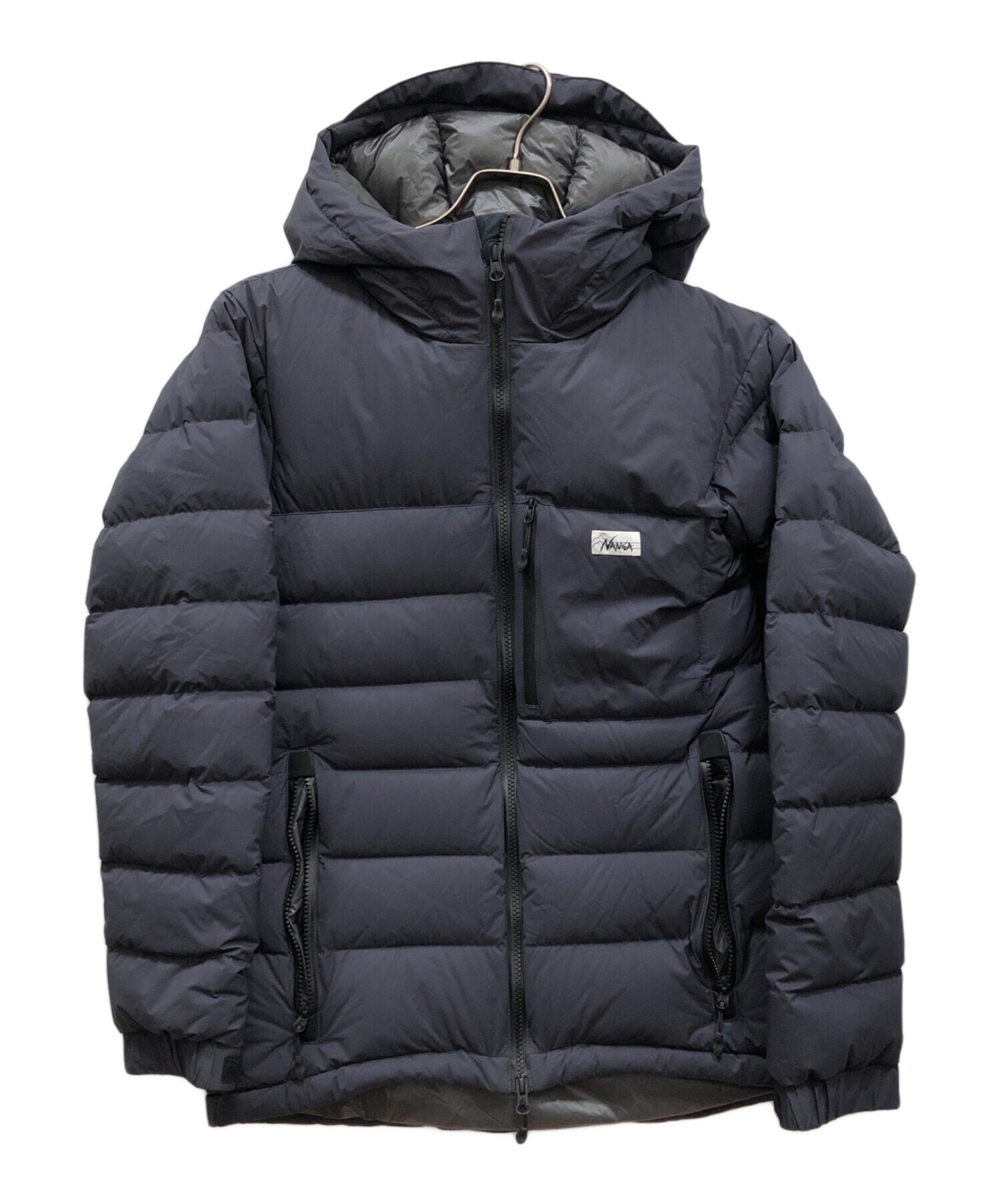 中古・古着通販】NANGA (ナンガ) ダウンジャケット ネイビー サイズ:L 
