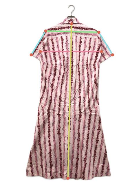 中古・古着通販】BURBERRY (バーバリー) シャツワンピース ピンク