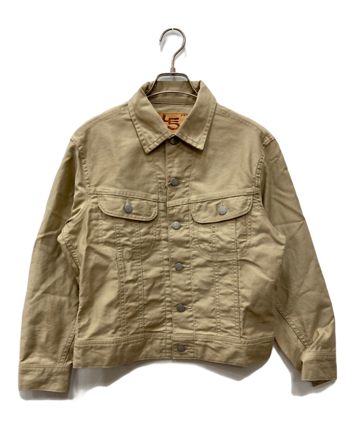 45R☆おこめサテンのGジャン/アンティークベージュ♪ 中古・古着通販】45rpm (45アールピーエム) おこめサテンの908Gジャン