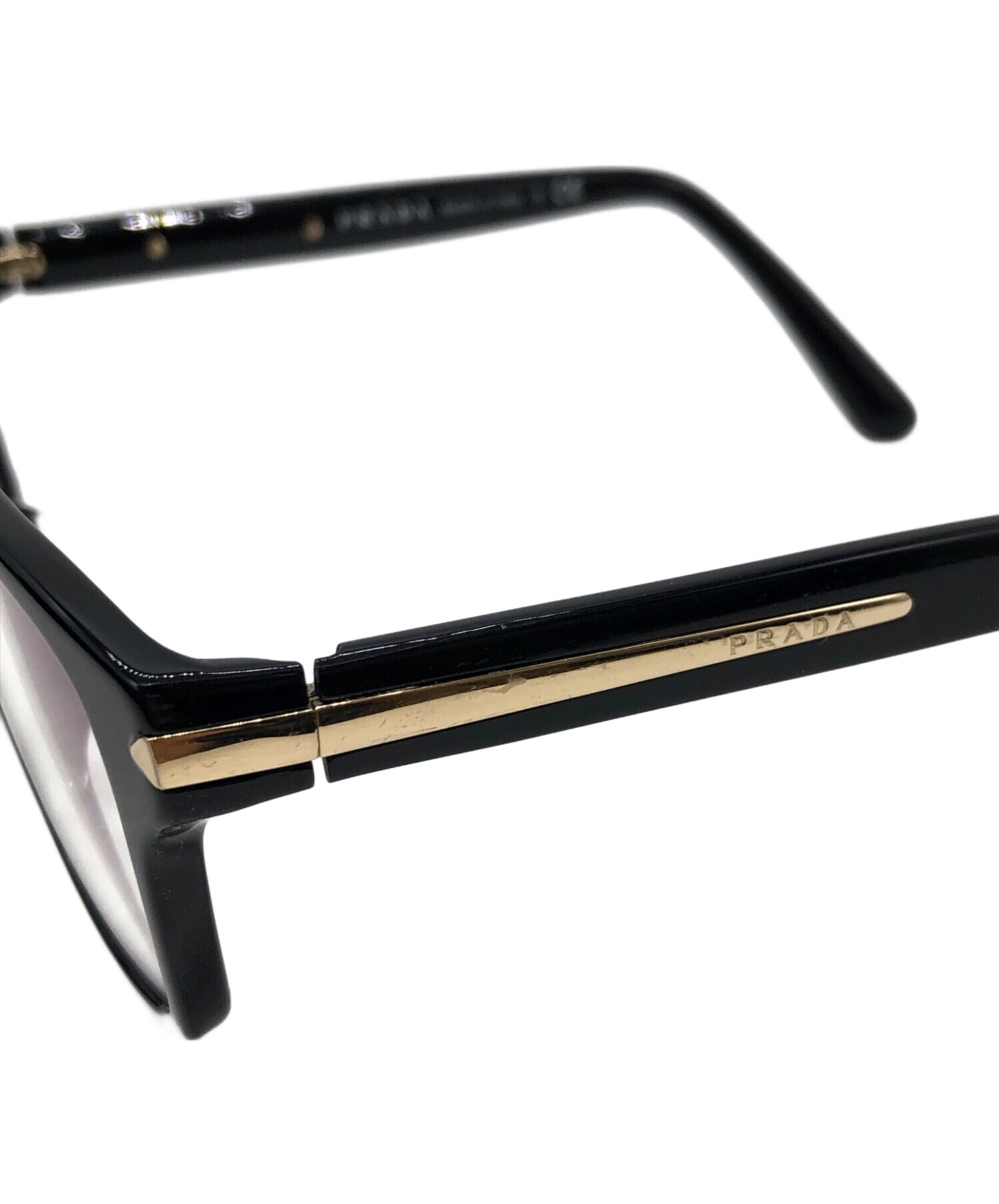 中古・古着通販】PRADA (プラダ) 伊達眼鏡 ブラック サイズ:54□18