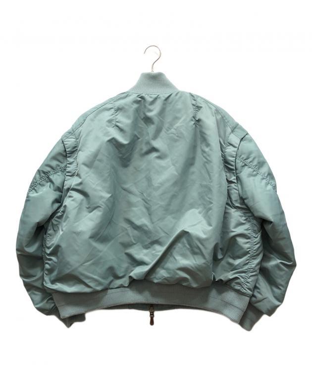 中古・古着通販】SLY (スライ) DAMAGE 2WAY OVER MA-1 ブルー サイズ