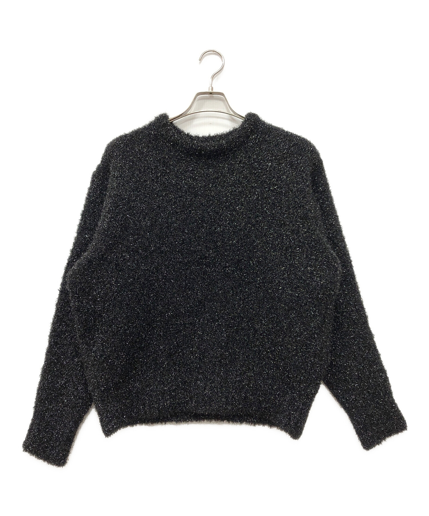 中古・古着通販】ssstein (シュタイン) GLITTER FUR KNIT CREW NECK LS