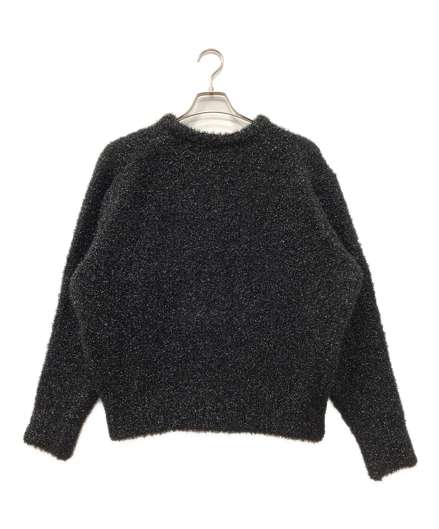 中古・古着通販】ssstein (シュタイン) GLITTER FUR KNIT CREW NECK LS