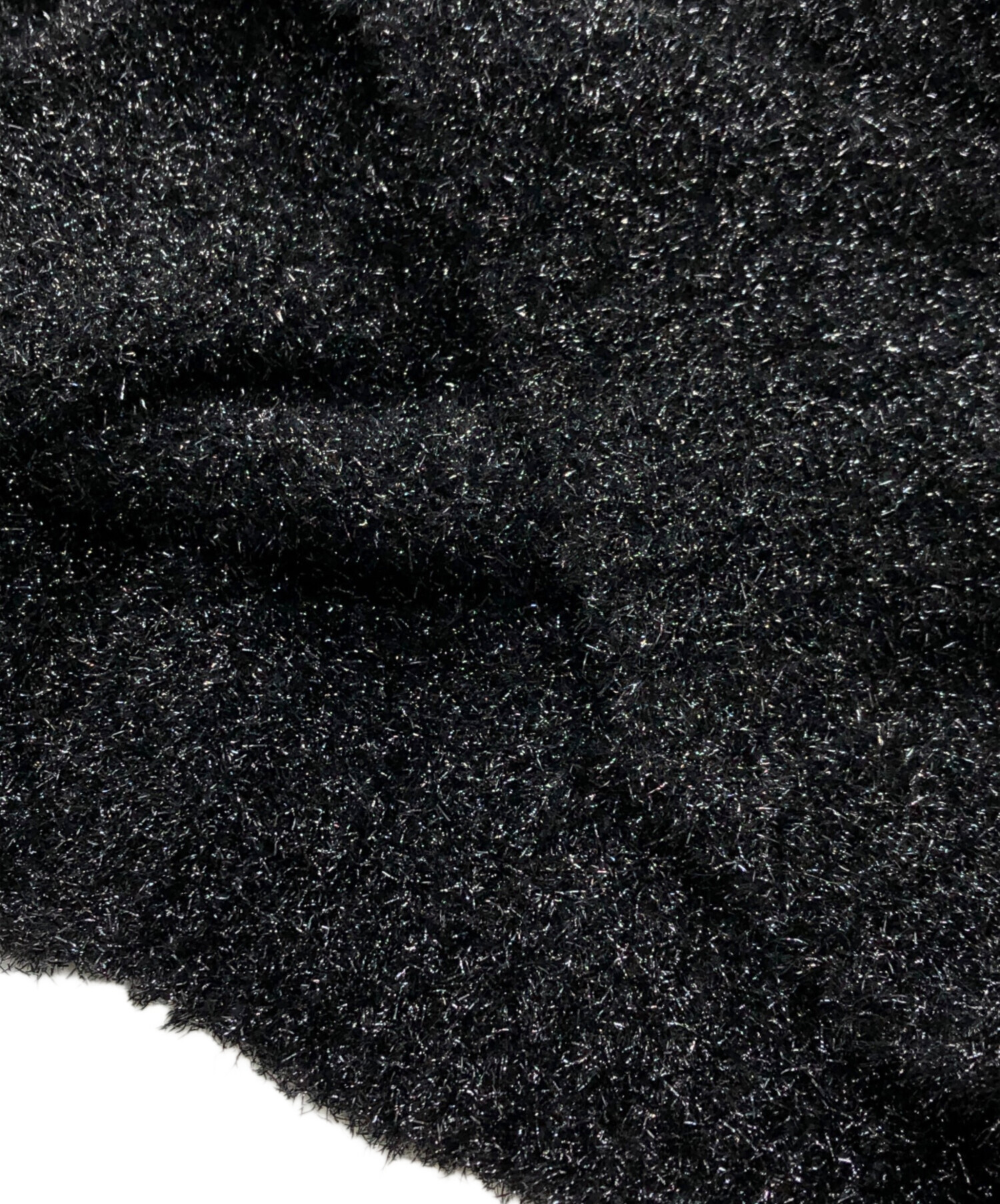 中古・古着通販】ssstein (シュタイン) GLITTER FUR KNIT CREW NECK LS
