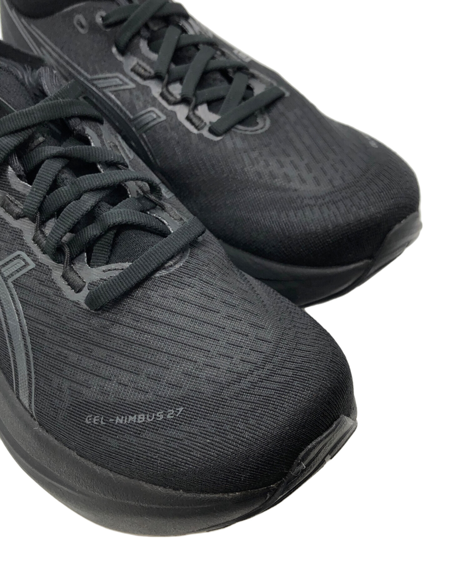 中古・古着通販】asics (アシックス) GEL-NIMBUS 27 ブラック サイズ 