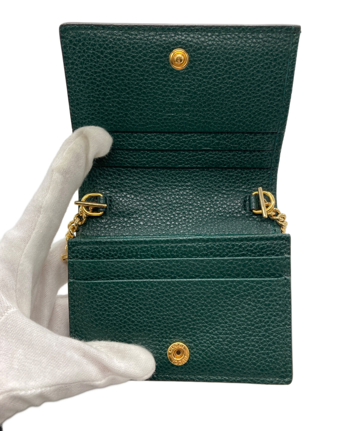 中古・古着通販】GUCCI (グッチ) ズゥミ ミニチェーンウォレット