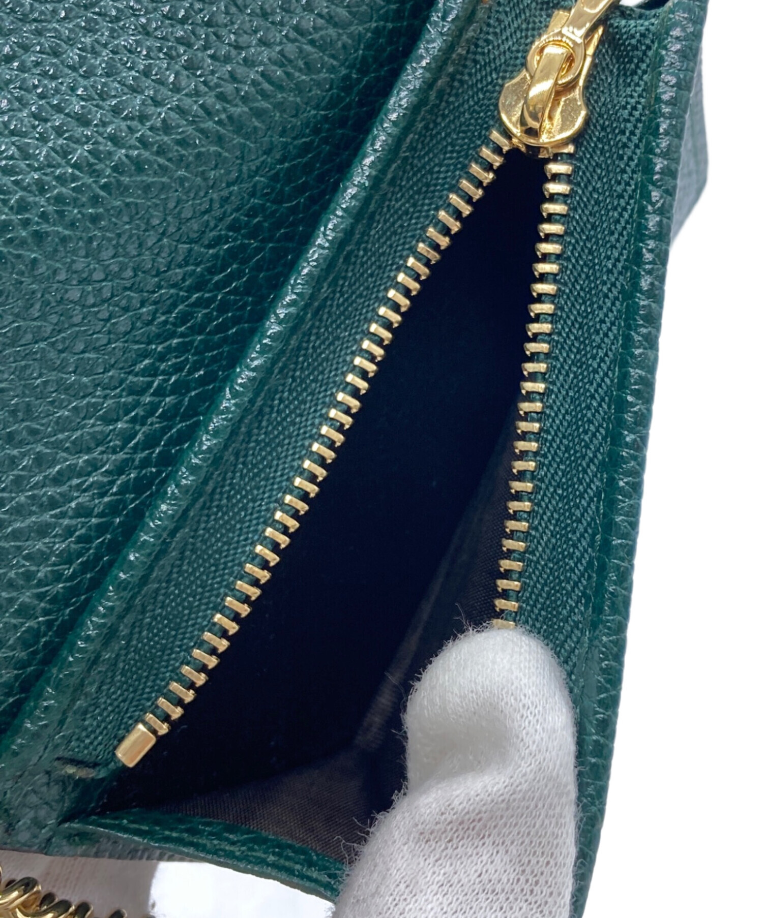 中古・古着通販】GUCCI (グッチ) ズゥミ ミニチェーンウォレット